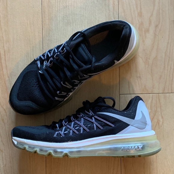 Nike Air Max Black and White Sneakers - Picture 1 of 5